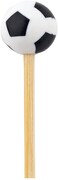 Restaurantware Soccer Ball Picks, Soccer Ball Skewers - Soccer Themed Catering And Party Supplies - Assorted Colors - 4" - 1000Ct Box