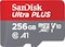 SanDisk Ultra PLUS 256GB microSDXC UHS-I Memory Card