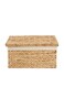 Homesmiths Water Hyacinth Large Storage Box 51.5 x 35 x 25 cm