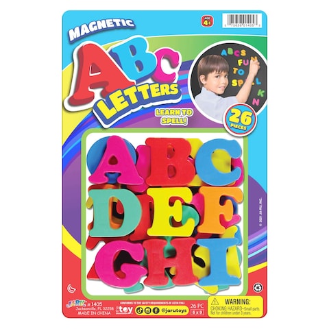 Ja-Ru Magnetic ABC Letters 1405 Multicolour Pack of 26