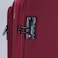 VIPTOUR Set of 4 Light Weight  Polyester Jacqard Trolley Luggage With Number Lock, Red- 20, 24, 28, 32 Inches