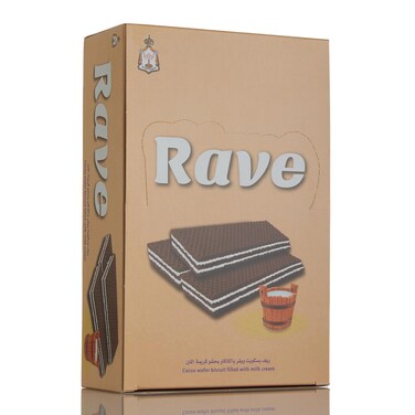 Rave Small Cocoa Wafer Milk 4p*12