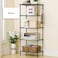 Generic Blooming Time 5-Tier Wire Shelving Bathroom Storage 5 Shelves Unit Metal Kitchen Storage Rack