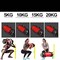 ULTIMAX Power Bag Weight Training Bag Sandbag Weight Training Power Bag with Handles &amp; Zipper Weight Adjustable Fitness Powerbag, Weight Lifting, Powerlifting Workout-10KG