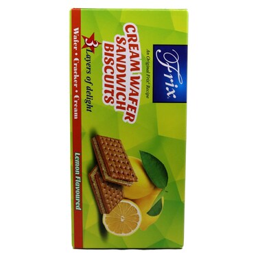 Frix Powder Buy Frix 3-Layers Lemon Flavoured Cream Wafer Sandwich Biscuit 150g ...