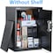 Rubik Safe Box Large For Home Office, With Dual Security, Unlock using Key And Digital Combination (RB50ED, 50x35x30cm) Black