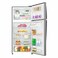 LG Top Mount Refrigerator 592L, GR-H832HLHL, Platinum Silver (International Version)