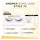 Andrea Strip Eye Lashes 72 Black 2 Count