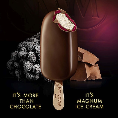 Magnum Mini Double Chocolate Black Mulberry And Blackberry Ice Cream 60ml