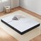 Comfy Portable White Knitted 180x90x10cm Medicated Folding Mattress with Black Border