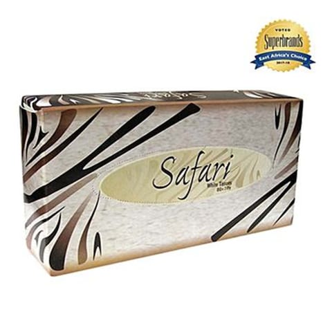 Safari F/Tissue Zebra White 80&#39;S