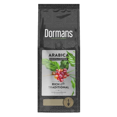 Dormans Arabica Medium Roast Dark Coffee Beans 375g