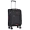 Eminent Expandable Luggage Trolley Bag Soft Suitcase for Unisex Travel Polyester Shell Lightweight with TSA lock Double Spinner Wheels E751SZ Carry On 20 Inch Black