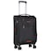 Eminent Expandable Luggage Trolley Bag Soft Suitcase for Unisex Travel Polyester Shell Lightweight with TSA lock Double Spinner Wheels E751SZ Carry On 20 Inch Black