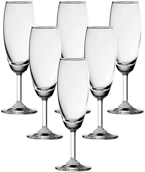 Ocean Classic Champagne Flute Glass 185Ml Pack Of 6