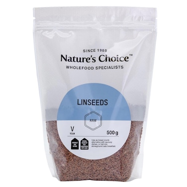 NATURE&#39;S CHOICE LIN/FLAXSEED 500G