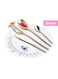 Dessini 135-Piece Stainless Steel Cutlery Set, Silver/Gold