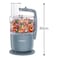 Kenwood MultiPro Go Food Processor FDP22.130GY, 1.3 L, 650 W, Dishwasher Safe, Grey
