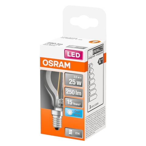 Osram Retrofit Golf Led Bulb E14 2.5W Cool White
