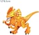 8-Piece Mix And Match Magic Dinosaur Model Building Set with Movable Parts, Ages 3+