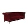 In House Serena 2 In 1 Sofabed Linen Upholstered - Burgundy