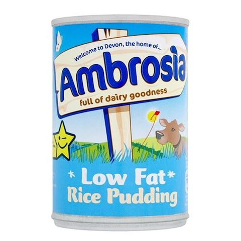 Buy Ambrosia Low Fat Rice Pudding Can 400GR Online | Carrefour Lebanon