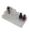 Clear Acrylic Lipstick Organizer Display Stand Cosmetic Makeup Organizer for Lipstick, Brushes, Bottles