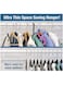 Generic 20Pcs Non Slip Felt Hangers Space Saving Clothes Hanger Velvet Hanger Heavy Duty Adult Hanger For Coat,Suit,Black