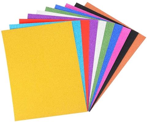 Generic Toyvian 30Pcs Shimmer Paper A4 Size Pearlescent Paper Photo Printing Paper Shinny Papers For Photo Craft Gift Wrapping Colorful