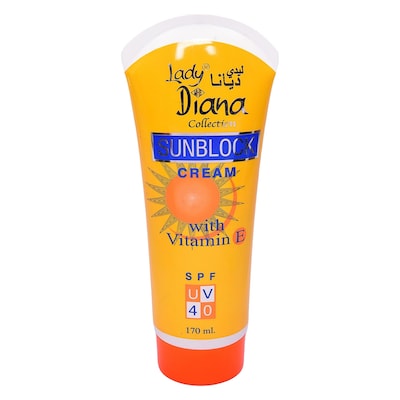 Lady Diana Vitamin E Sunblock Cream 170ml