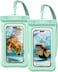 Spigen Aqua Shield Floating Universal Waterproof Phone Underwater Case Cover, 2 Pack, IPX8 Pouch A610 Compatible With iPhone, Samsung Galaxy And Smartphone Upto 6.9 Inches - Mint