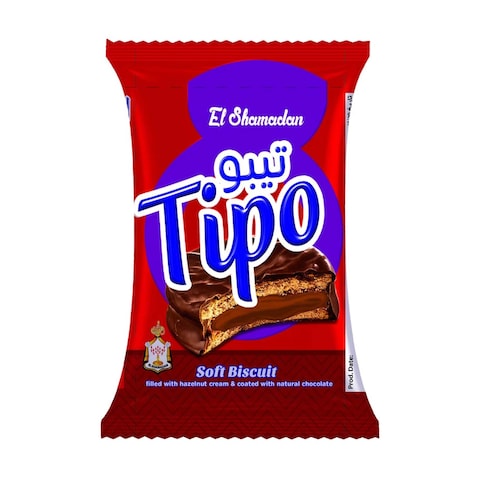 Tipo Biscuit Filled with Hazelnut Cream - 6 Pieces