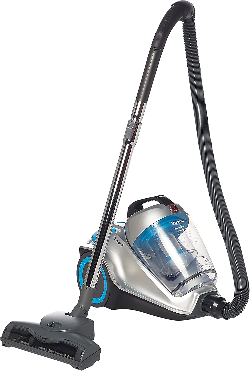 Hoover Power 7 4L Cyclonic Canister Vacuum Cleaner with HEPA Filter and 2400W Powerful Performance for Home and Office, HC84-P7A-ME