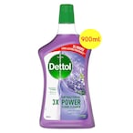 Buy Dettol 3X Antibacterial Power Floor Cleaner Lavender 900ml in UAE