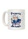 muGGyz I Sweat Glitter Unicorn Printed Coffee Mug White