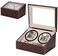 Generic Wooden Watch Winder 4 Plus 6 Piece Set Storage Box Case Brown
