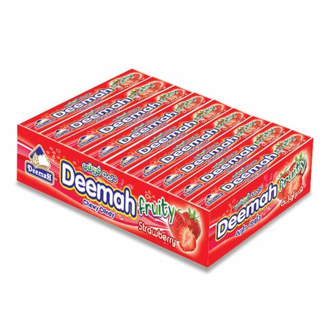 Deemah Fruity Strawberry Candy 32g &times;24