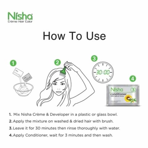 Nisha Creme Hair Colour 5.64 Copper Red 40ml