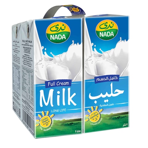 NADA MILK FULL CREAM UHT 1LX4