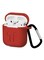 Generic Protective Carring Case For Apple Airpods Red