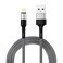 ماك سلك بيانات وشاحن يو اس بي ، طولة 1 متر ، CMC-16L ، اسود
