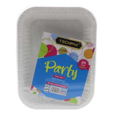 Techpak Party Tray Medium White