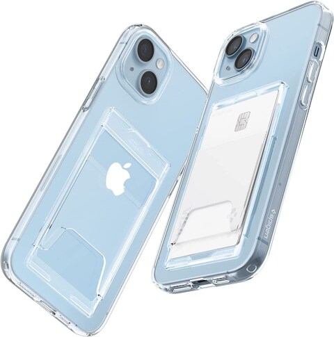 Spigen Crystal Slot Dual designed for iPhone 14 Plus case cover (2022) - Crystal Clear