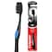 Colgate 360 Black Charcoal Medium Toothbrush With Tongue Cleaner 1 Pcs