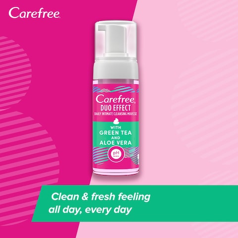 Carefree Duo Effect Intimate Cleansing Mousse 150ml