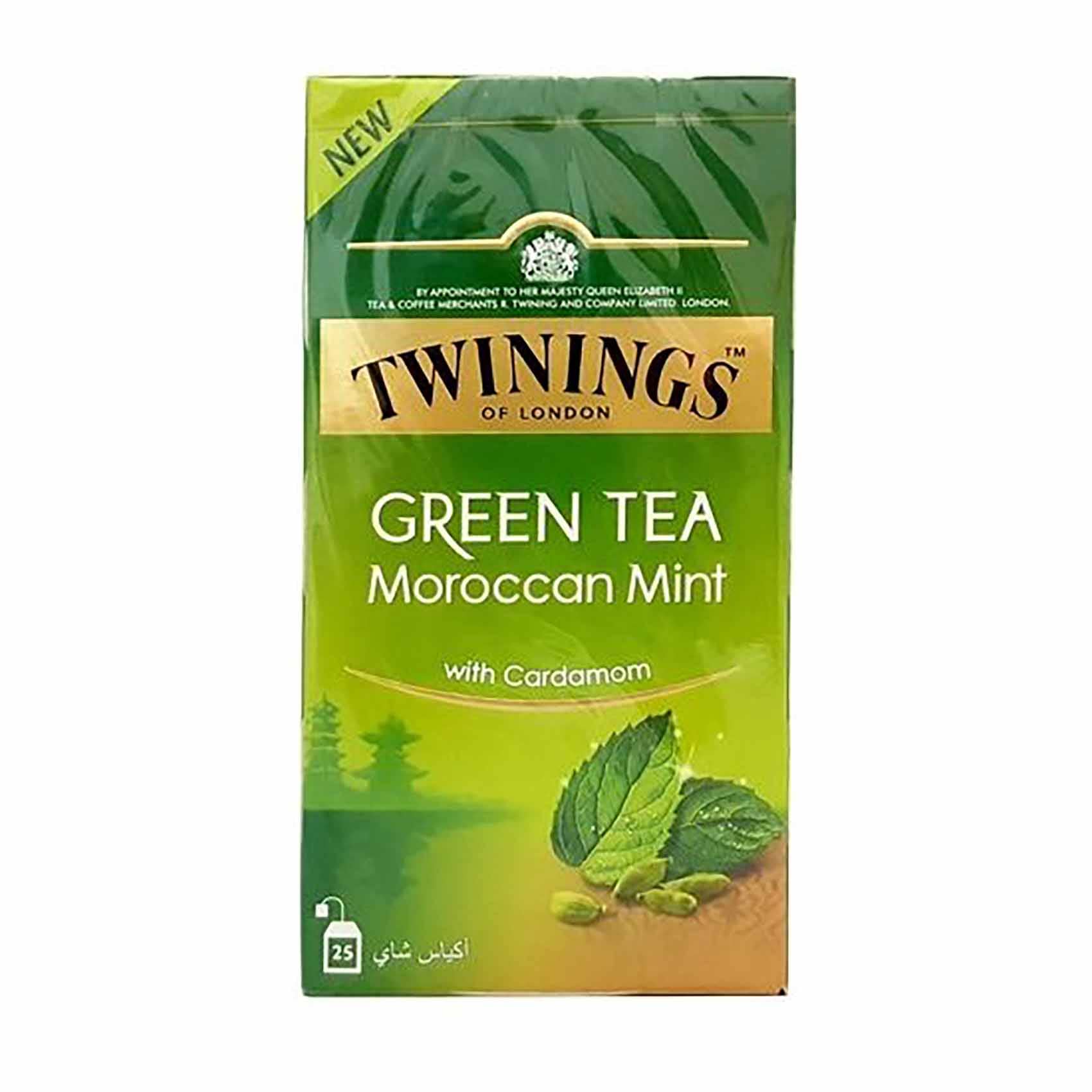 Buy Twinings Green Tea With Moroccan Mint - 25 Bags Online