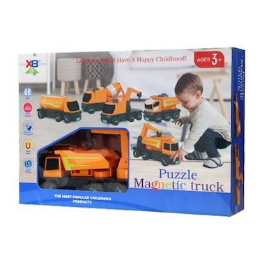 شاحنة مغناطيسية 68 قطعة

