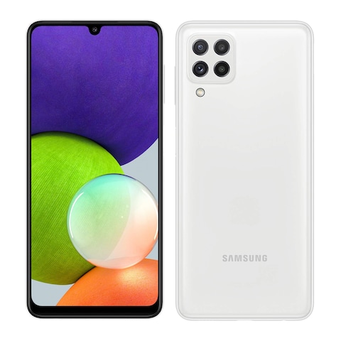 Samsung Galaxy A22 Dual Sim - 6.4-inch, 128GB, 6GB RAM, 4G LTE - White