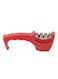 Generic - Professional Knife Sharpener Tool Red 6.5x7.5x20.5centimeter