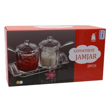 Convenient Jam Jar Set 2 Pieces